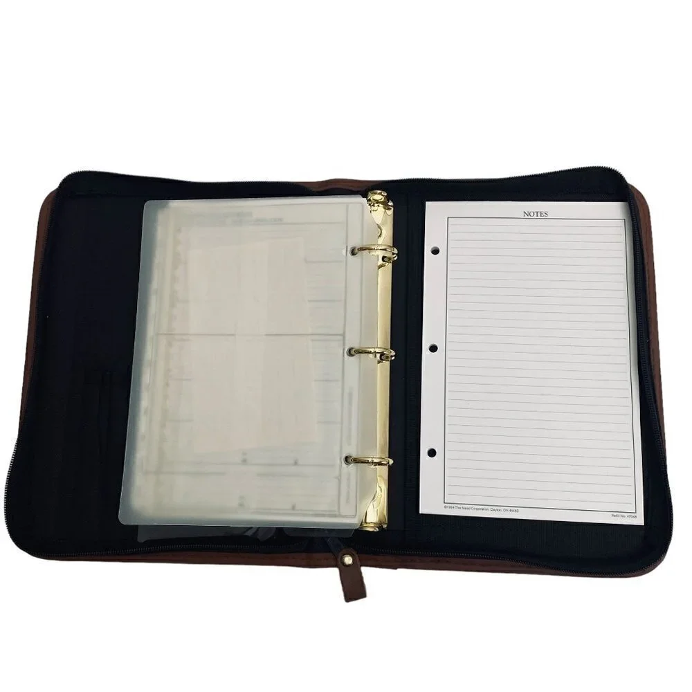 CAMBRIDGE Planner Organizer Zip Around Binder 8x10.25